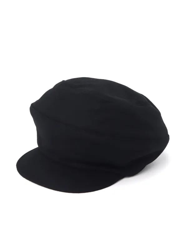 WOOL FLANNEL TOP CROWN CASQUETTE sold by Yohji Yamamoto