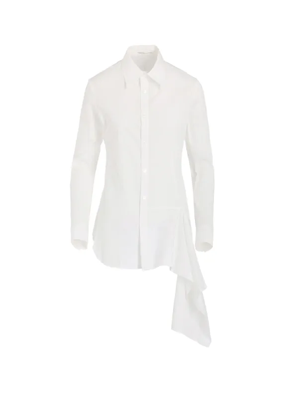 COTTON BROAD L DRAPED BLOUSE sold by Yohji Yamamoto