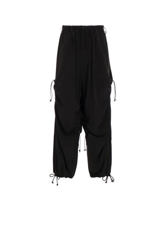 CREPE de CHINE SHIRRING WIDE PANTS sold by Yohji Yamamoto