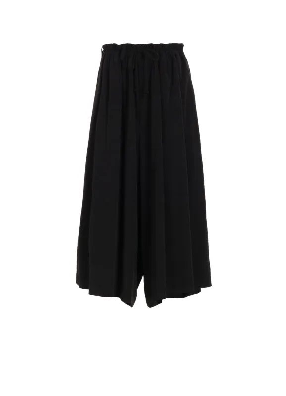 CREPE de CHINE CULOTTE PANTS made by Yohji Yamamoto