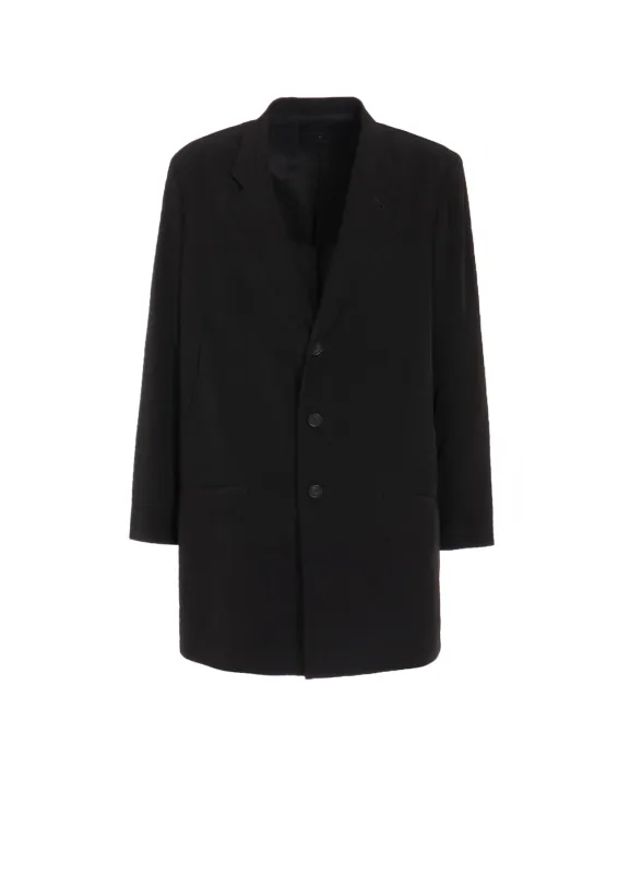 CREPE de CHINE LONG TAILORED JACKET sold by Yohji Yamamoto