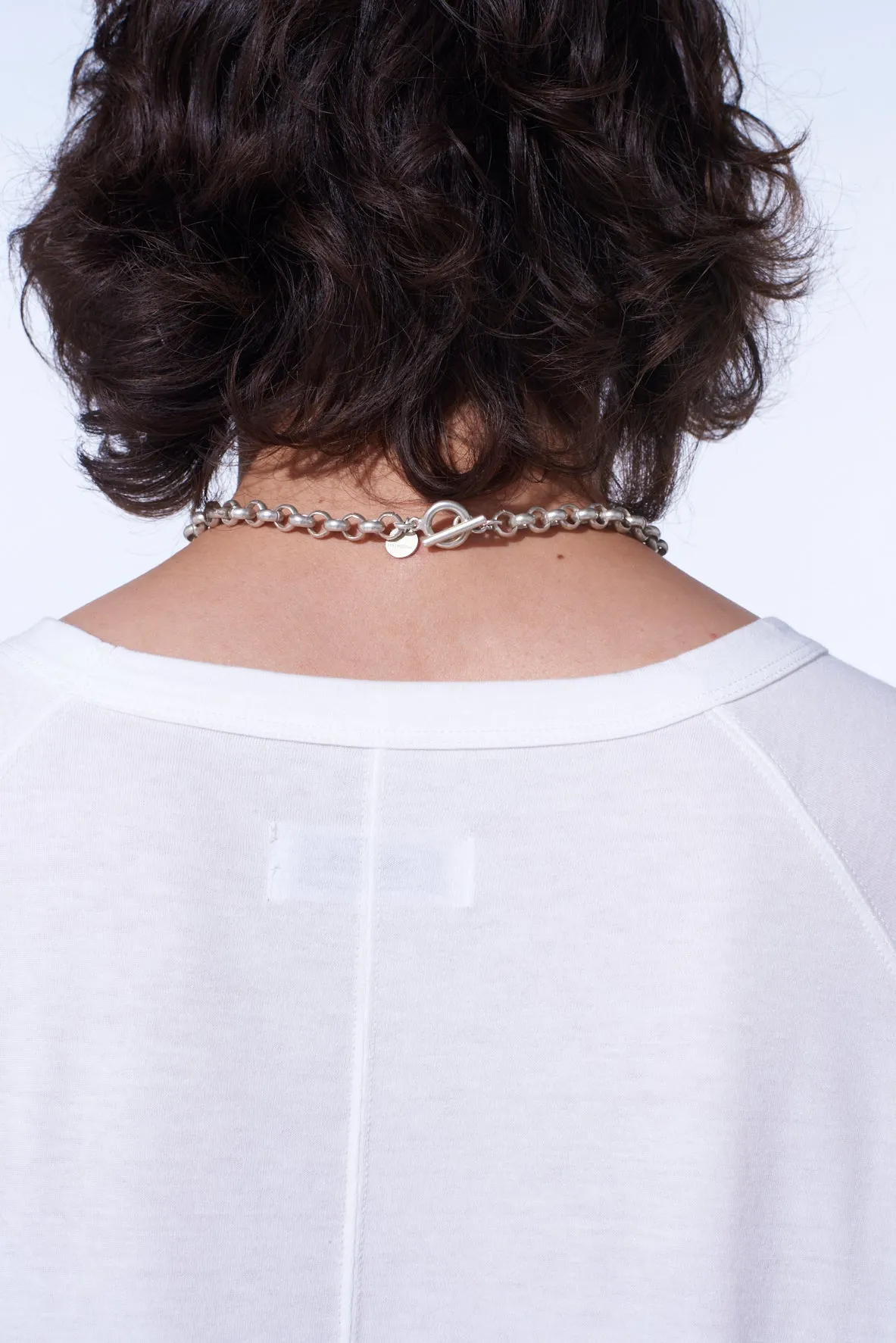 SILVER MIST CHAIN NECKLACE sold by Yohji Yamamoto product image thumbnail 4