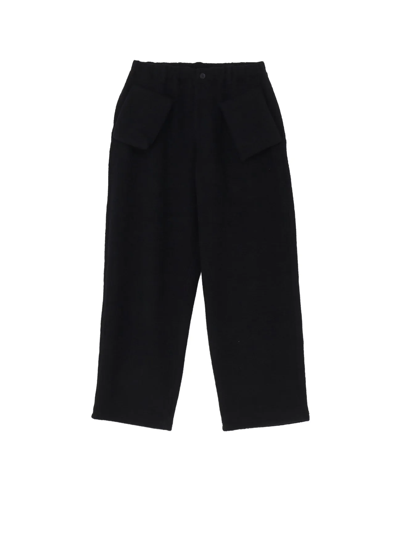 BOUCLE SINGLE JERSEY PADDED POCKET PANTS sold by Yohji Yamamoto