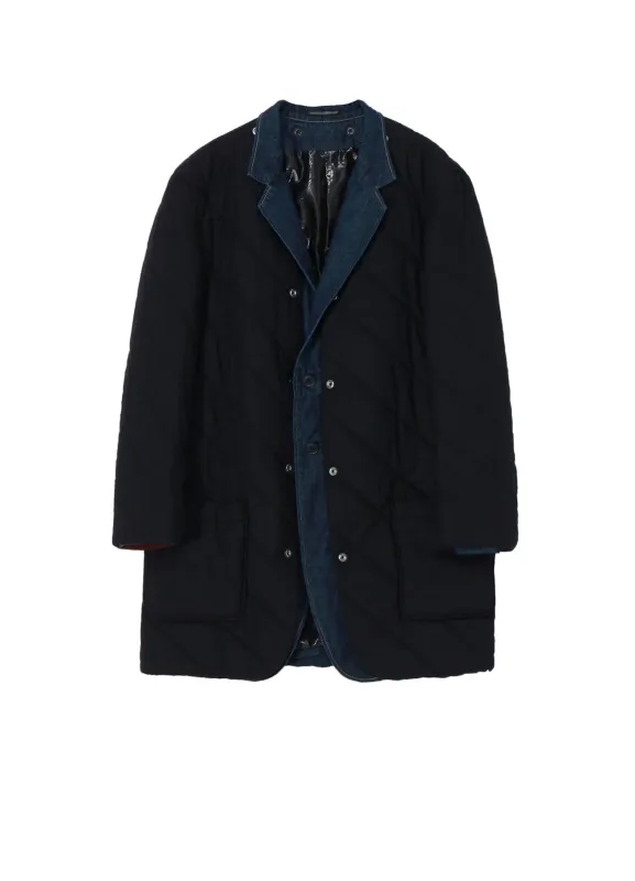 8OZ DENIM MW  DENIM JKT WITH LINER sold by Yohji Yamamoto