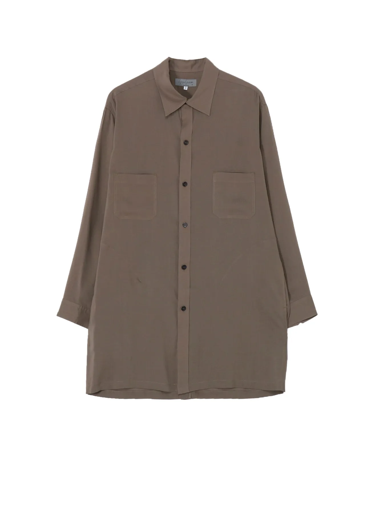 CELLLOSE LAWN BACK OPEN GATHER SLEEVE BLOUSE sold by Yohji Yamamoto