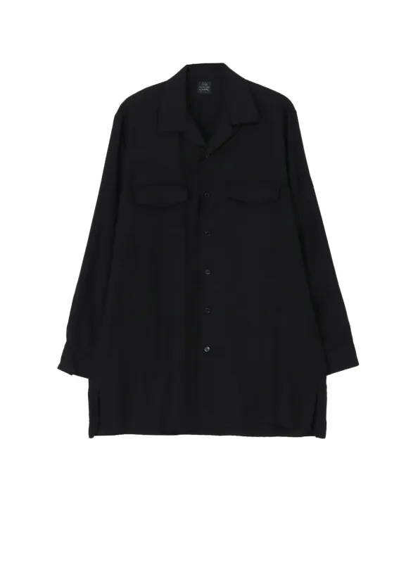 SUIT POPLIN CDH OPEN COLLAR SHIRT made by Yohji Yamamoto