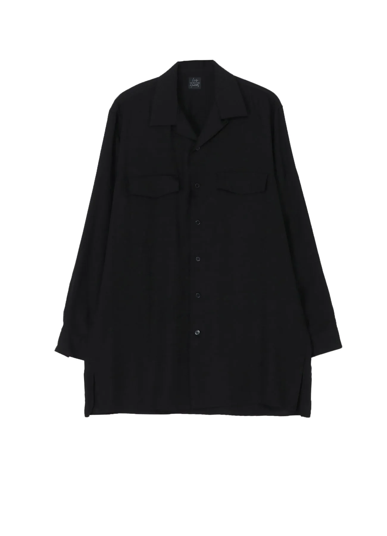 SUIT POPLIN CDH OPEN COLLAR SHIRT sold by Yohji Yamamoto
