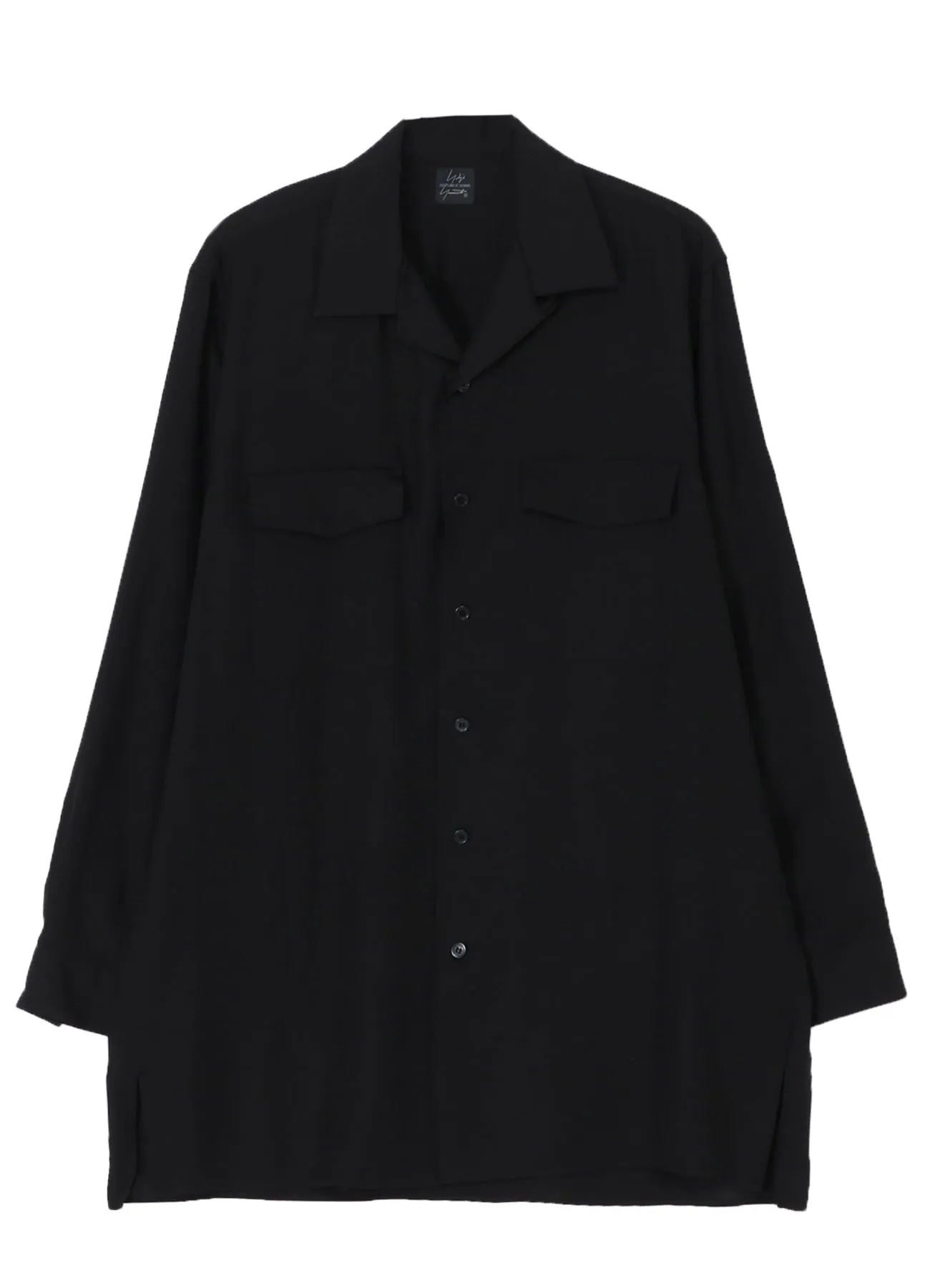 SUIT POPLIN CDH OPEN COLLAR SHIRT sold by Yohji Yamamoto product image thumbnail 2