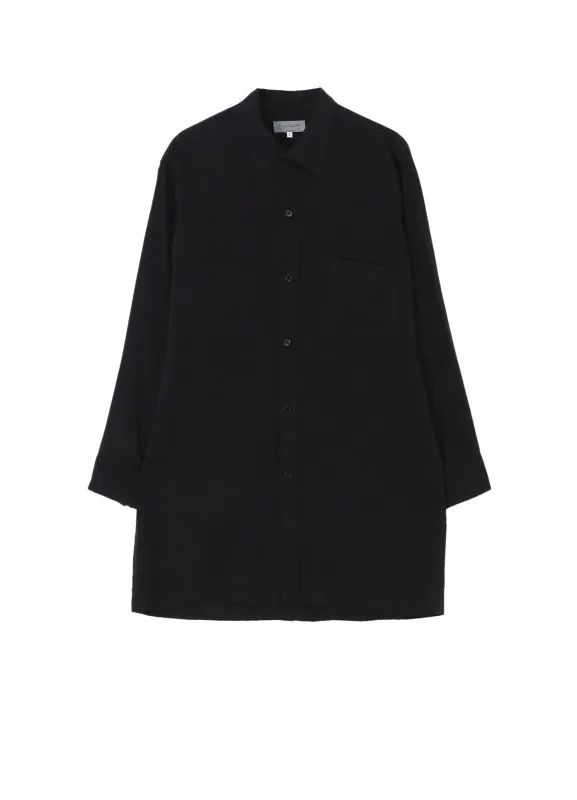 CELLLOSE LAWN BACK OPEN GATHER SLEEVE BLOUSE sold by Yohji Yamamoto