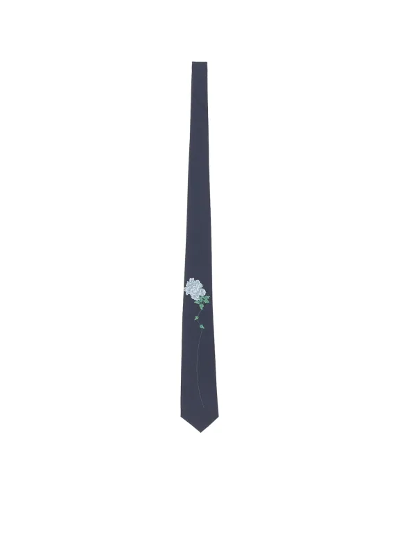 FLOWER PATTERN JQ DERBI TIE C sold by Yohji Yamamoto