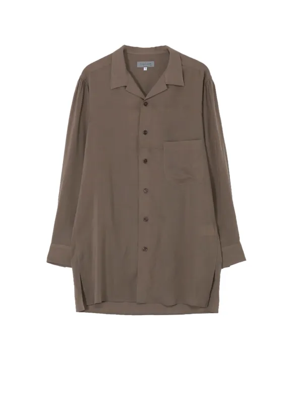 CELLLOSE LAWN OPEN COLLAR BLOUSE sold by Yohji Yamamoto