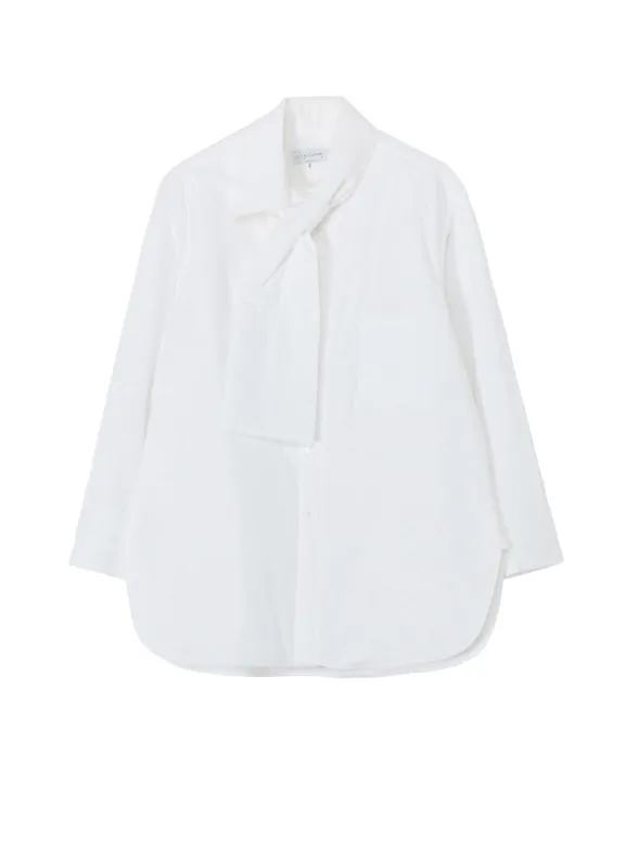 100/2 BROAD STOLE DETAIL PADDED BLOUSE sold by Yohji Yamamoto