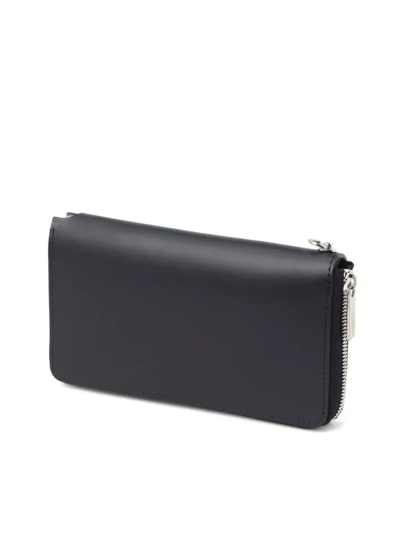 COW LEATHER FASTENER WALLET L sold by Yohji Yamamoto