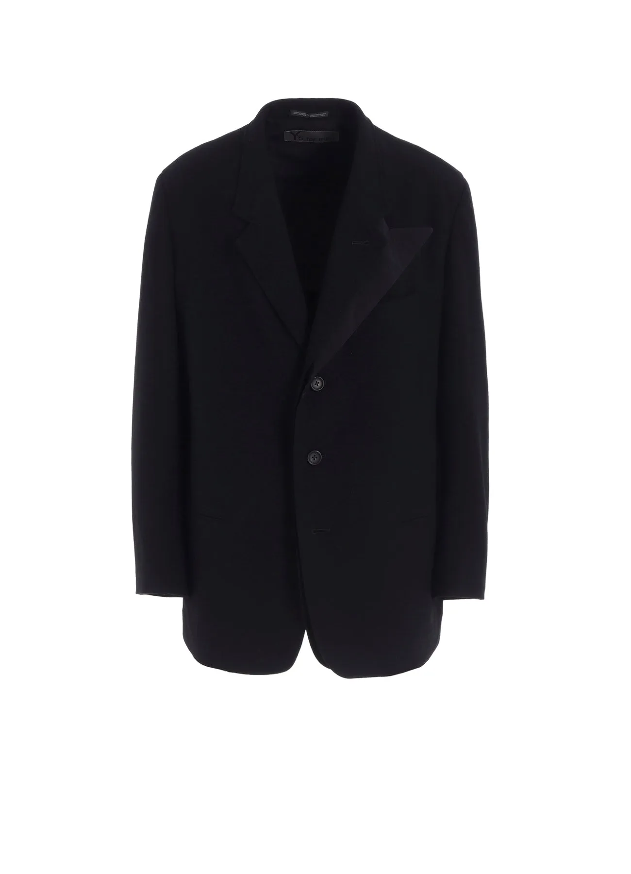 FLANNEL & NYLON RIPSTOP JACKET WITH FRONT LEFT LAYRED sold by Yohji Yamamoto