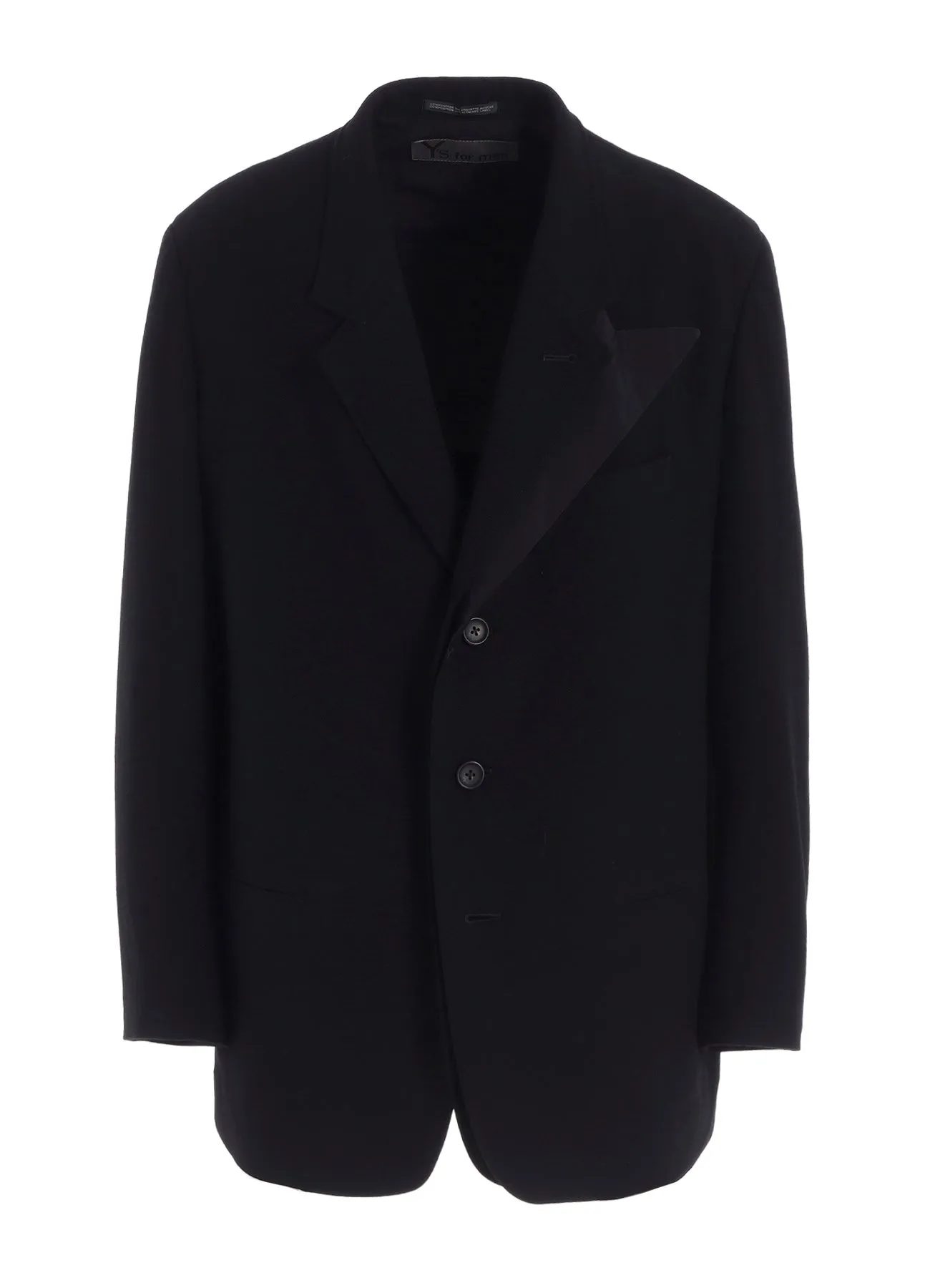 FLANNEL & NYLON RIPSTOP JACKET WITH FRONT LEFT LAYRED sold by Yohji Yamamoto product image thumbnail 2