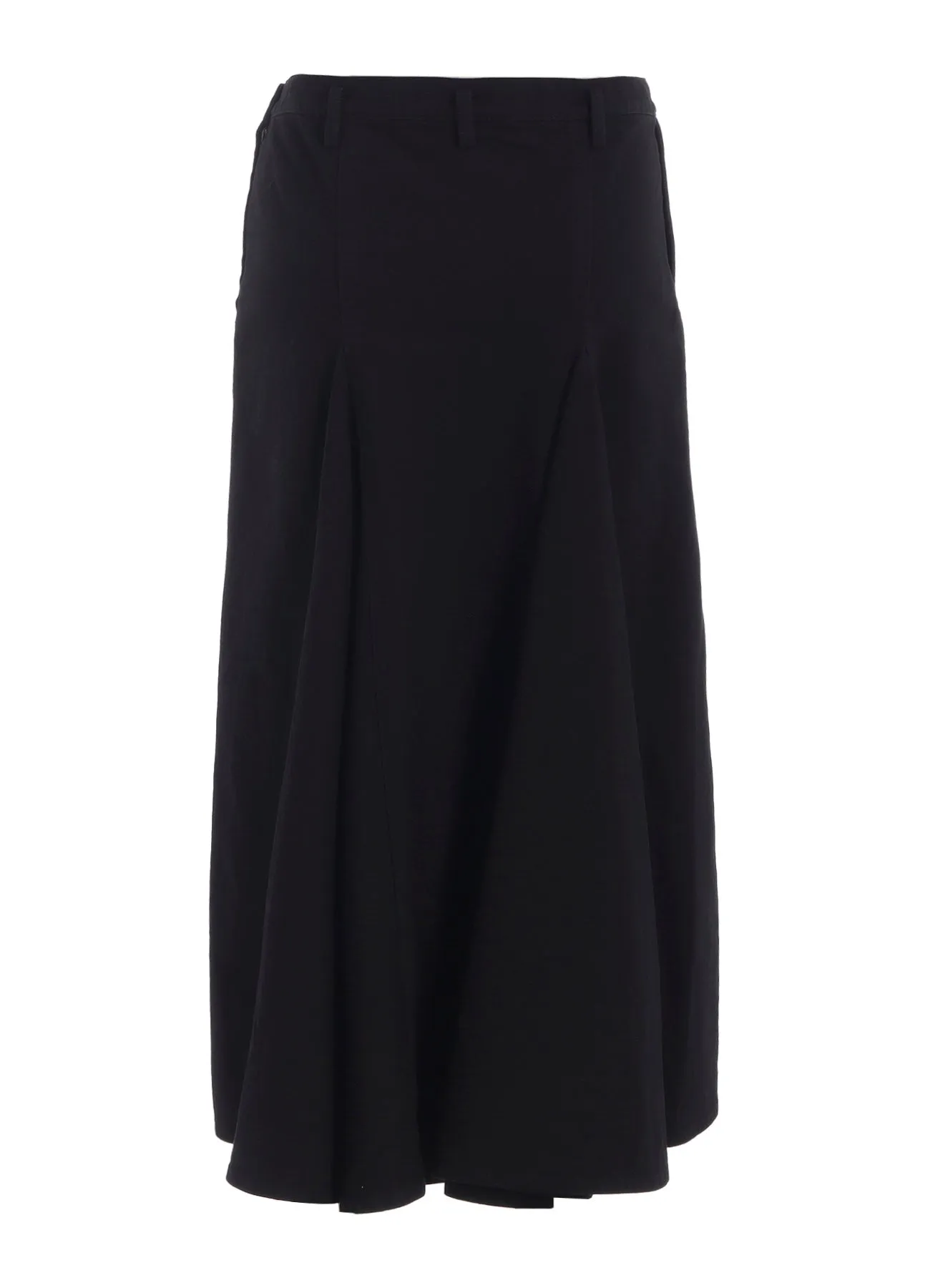 DAMEGED DENIM PANELED SKIRT sold by Yohji Yamamoto product image thumbnail 3