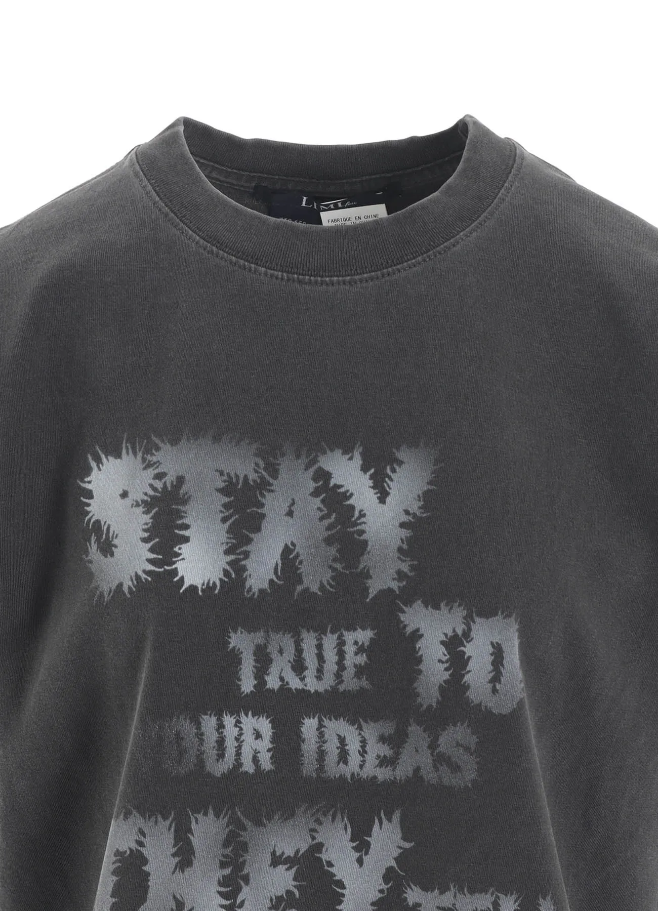 STAY TRUE PRINT T-SHIRT sold by Yohji Yamamoto product image thumbnail 5