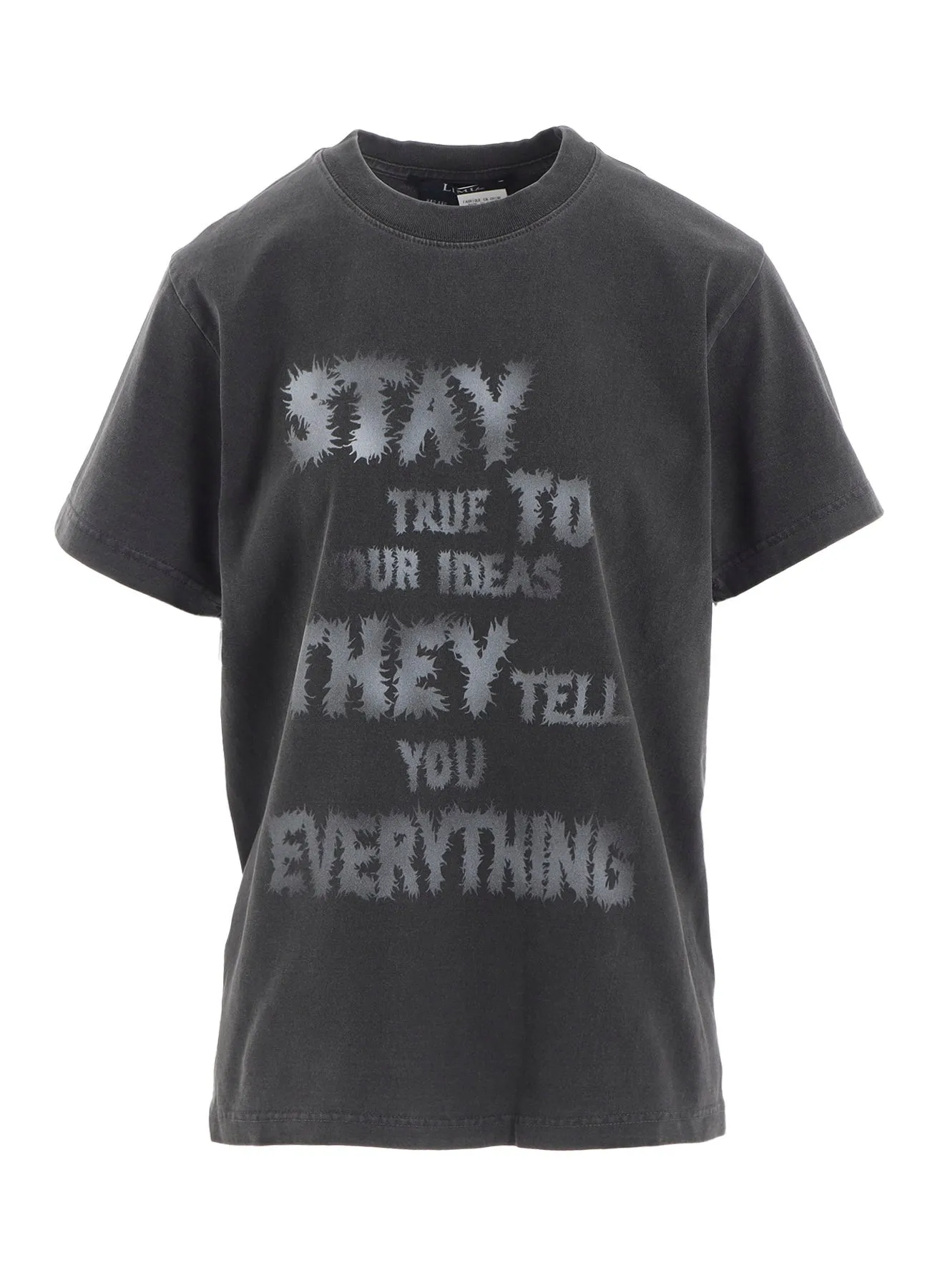 STAY TRUE PRINT T-SHIRT sold by Yohji Yamamoto product image thumbnail 2
