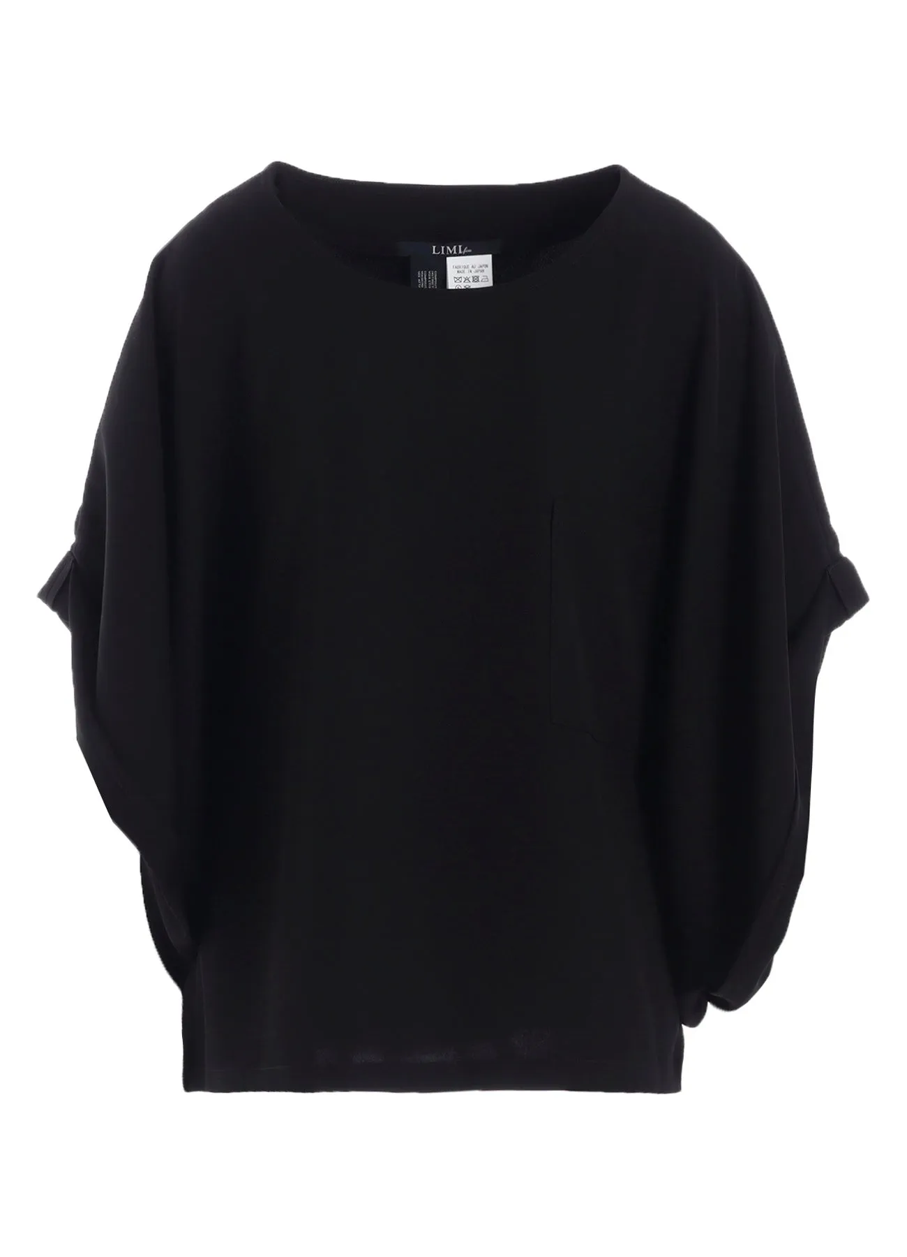 DOUBLE SATIN DOLMAN SLEEVE BLOUSE A sold by Yohji Yamamoto product image thumbnail 2