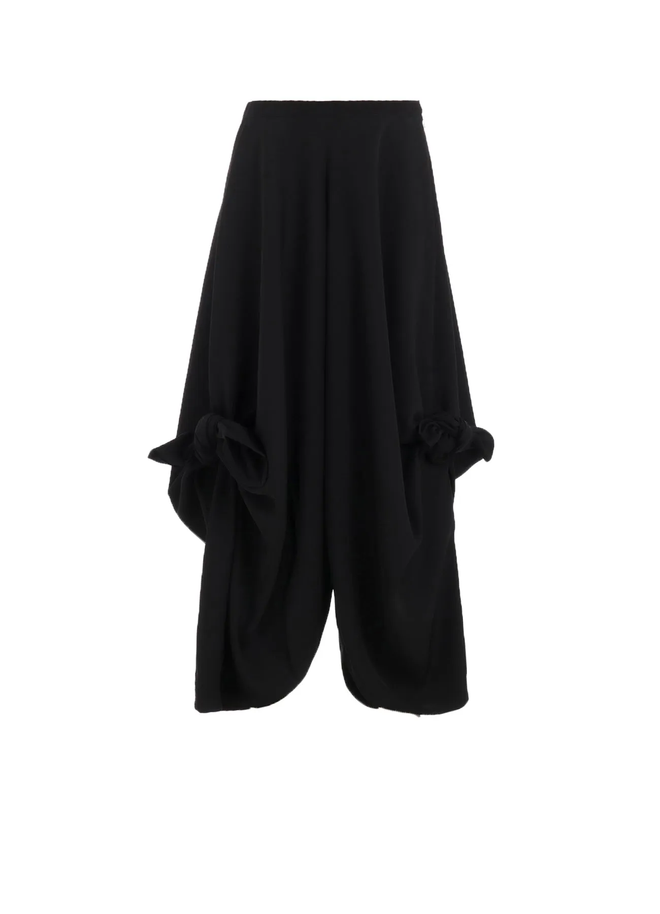 DOUBLE SATIN TIED PANTS A sold by Yohji Yamamoto