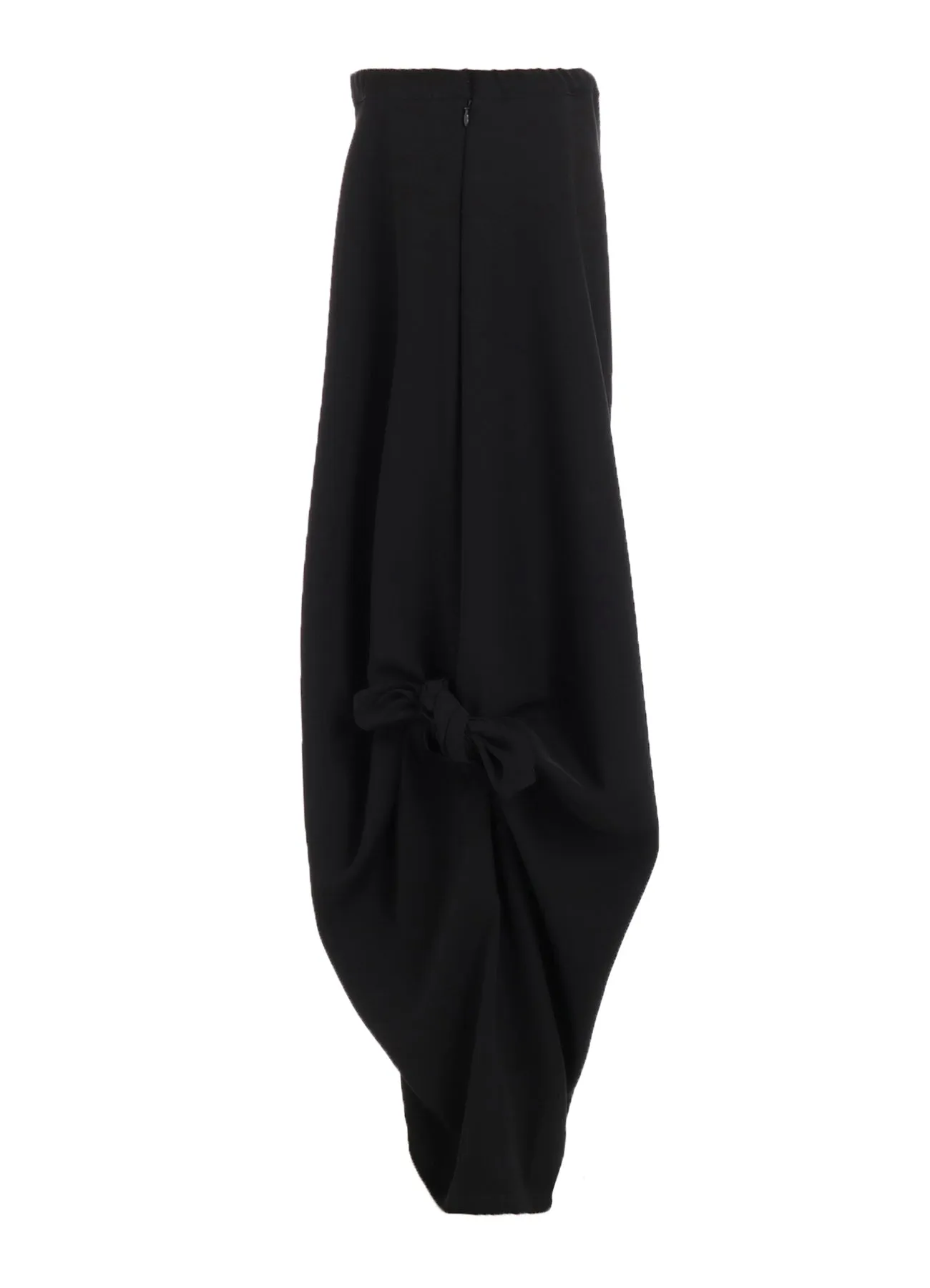 DOUBLE SATIN TIED PANTS A sold by Yohji Yamamoto product image thumbnail 3