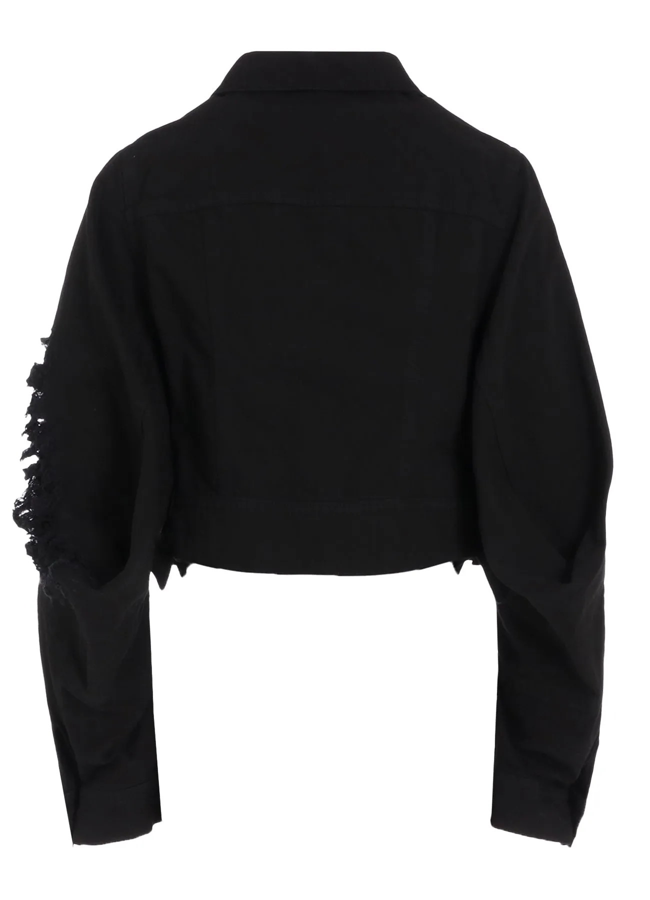 DAMAGED DENIM DESIGNED SLEEVE JACKET sold by Yohji Yamamoto product image thumbnail 3