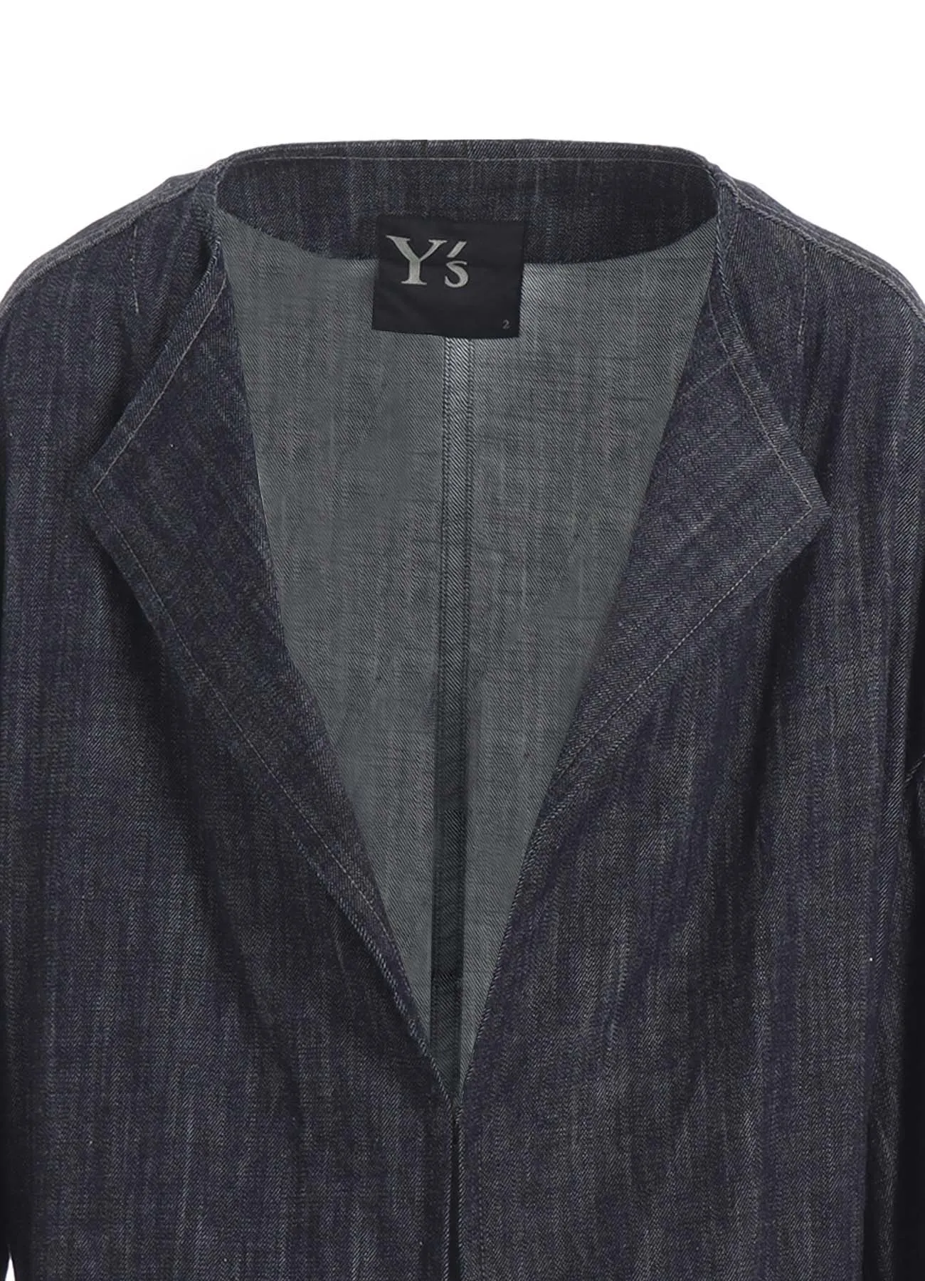 8OZ DROP SLEEVE DENIM JACKET sold by Yohji Yamamoto product image thumbnail 5