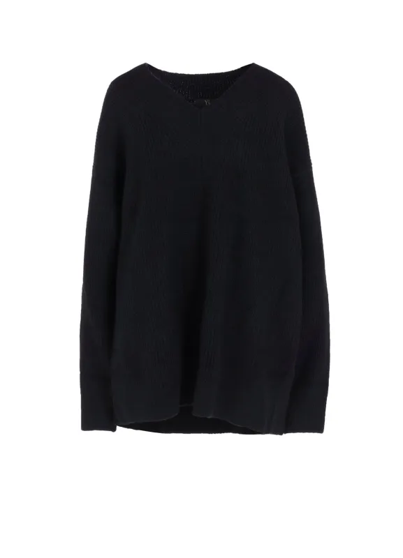BIG V-NECK KNITTED CARDIGAN made by Yohji Yamamoto