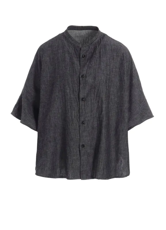 6OZ STAND COLLAR BLOUSE made by Yohji Yamamoto