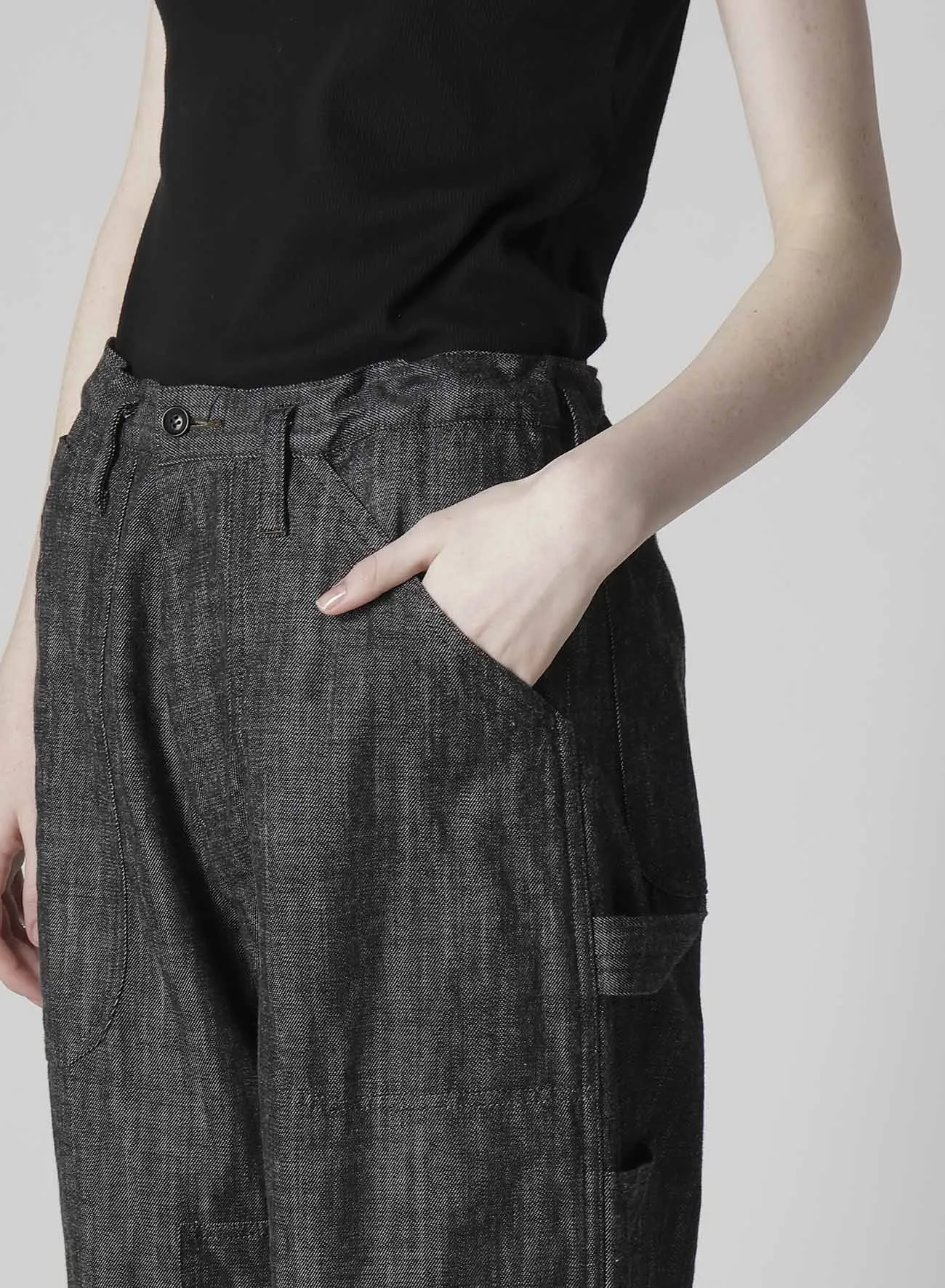 8OZ DENIM WORK PANTS sold by Yohji Yamamoto product image thumbnail 5