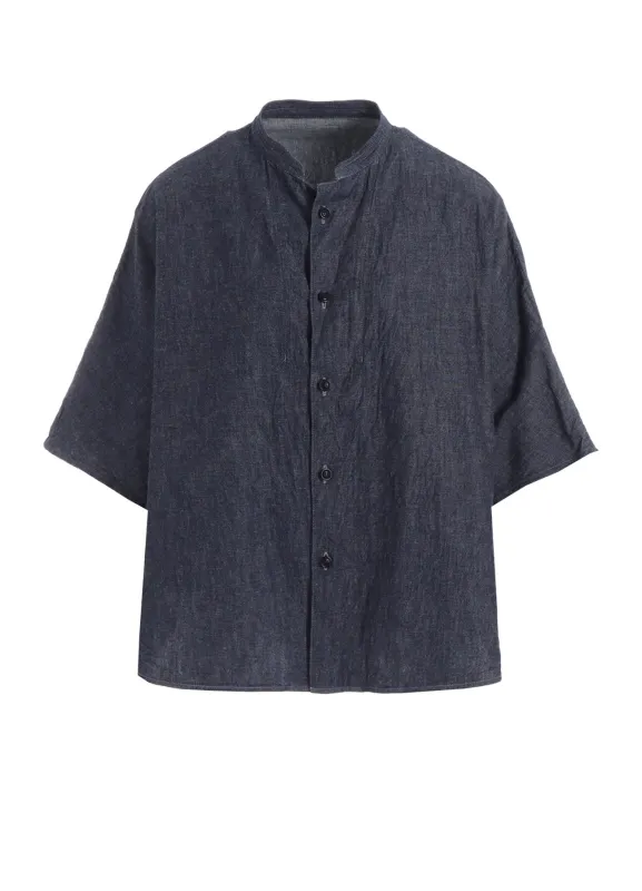 6OZ STAND COLLAR BLOUSE made by Yohji Yamamoto