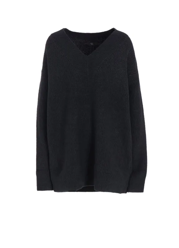 BIG V-NECK KNITTED CARDIGAN sold by Yohji Yamamoto