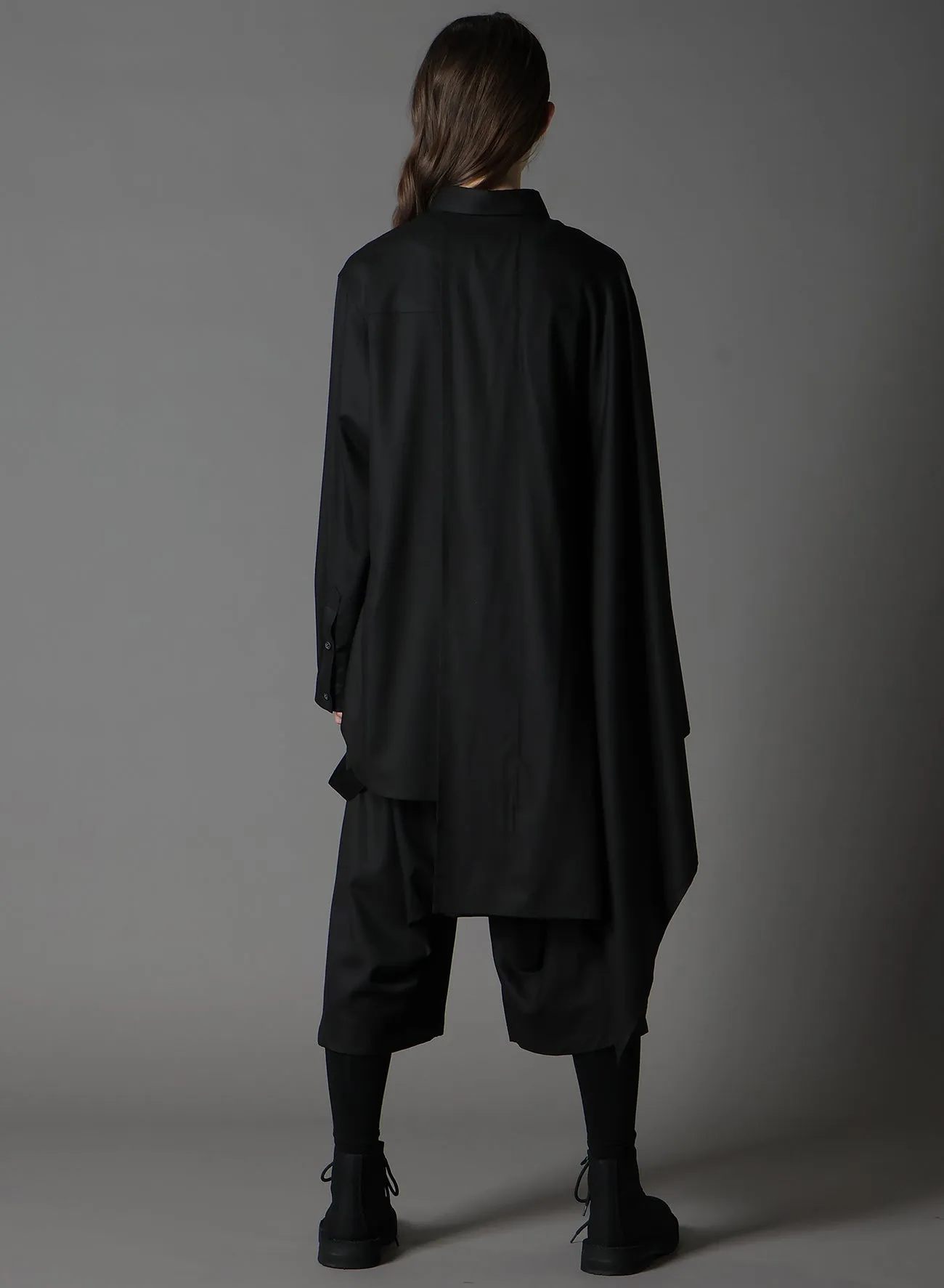 TR VIYELLA CAPE DOCKING SHIRT sold by Yohji Yamamoto product image thumbnail 4