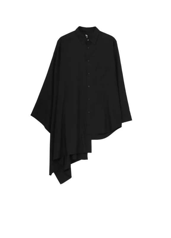 TR VIYELLA CAPE DOCKING SHIRT sold by Yohji Yamamoto