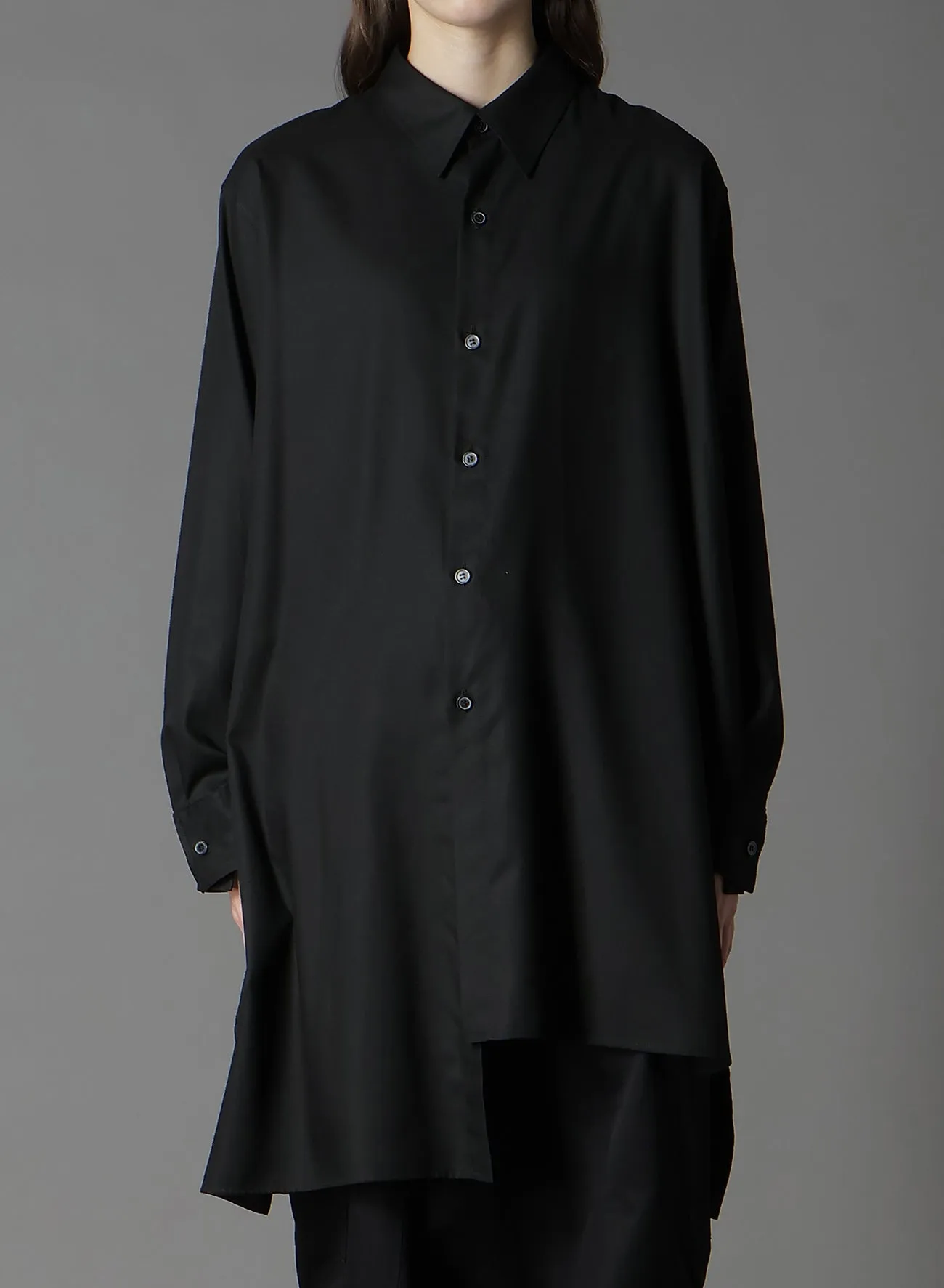 TR VIYELLA ASYMMETERY SHIRT sold by Yohji Yamamoto product image thumbnail 5