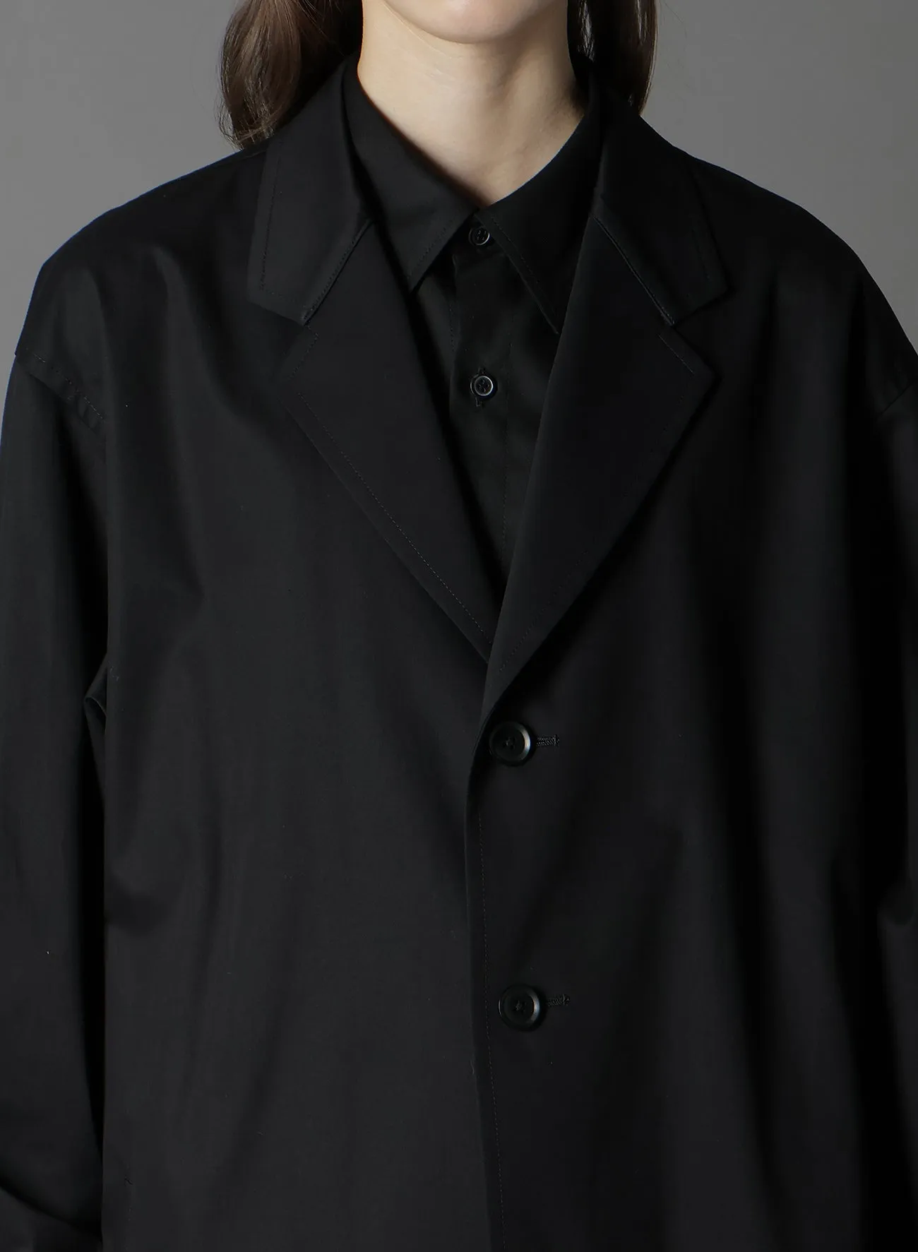 COTTON GABARDINE SHIRT JACKET sold by Yohji Yamamoto product image thumbnail 5