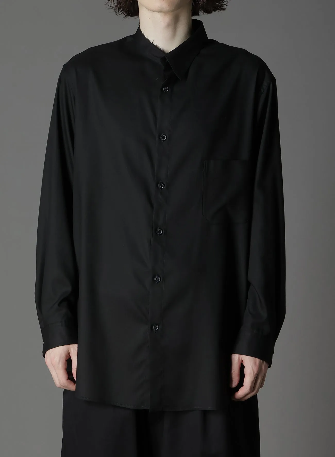 TR VIYELLA ONE SIDED COLLAR SHIRT sold by Yohji Yamamoto product image thumbnail 5