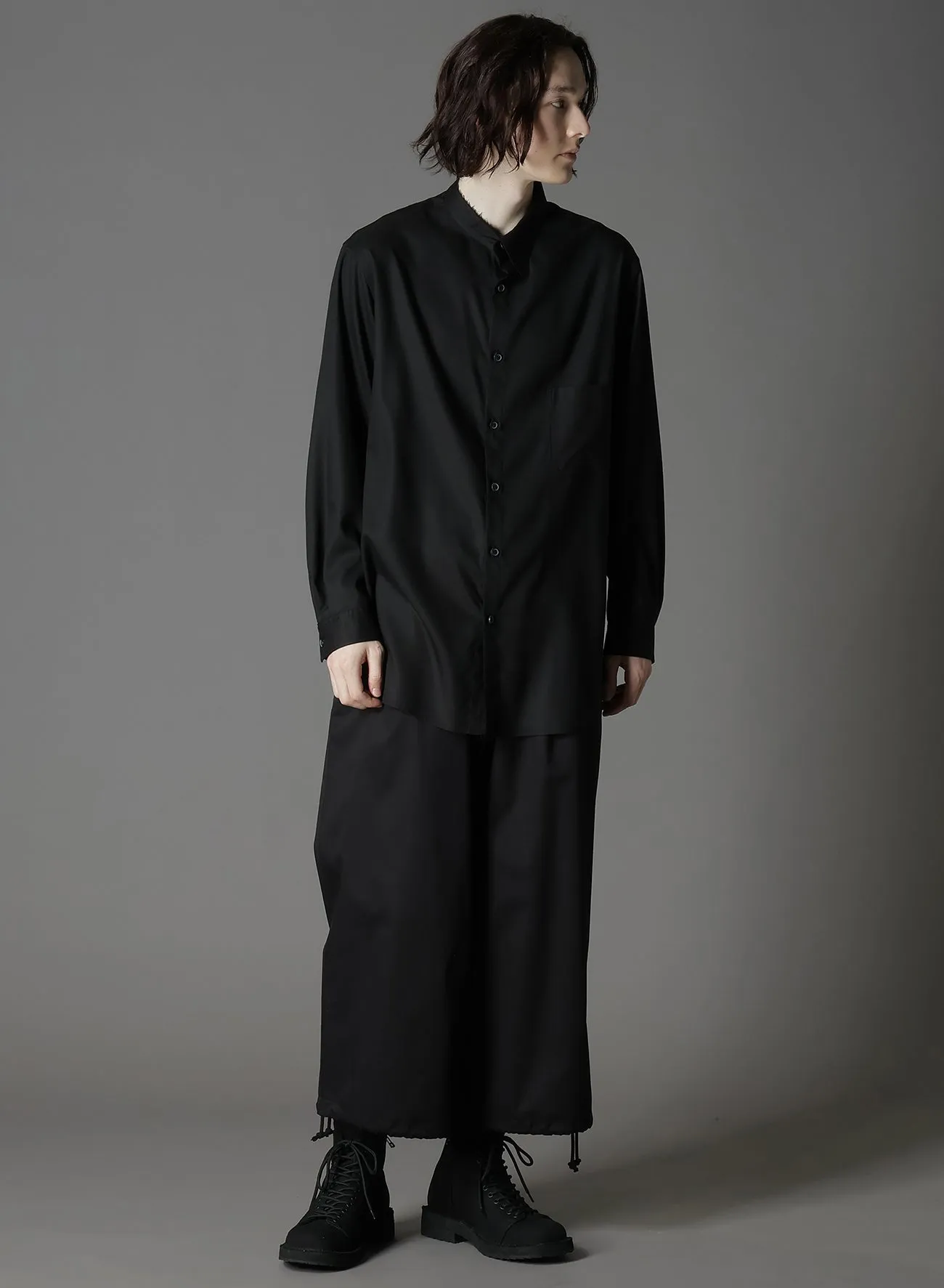 TR VIYELLA ONE SIDED COLLAR SHIRT sold by Yohji Yamamoto product image thumbnail 2