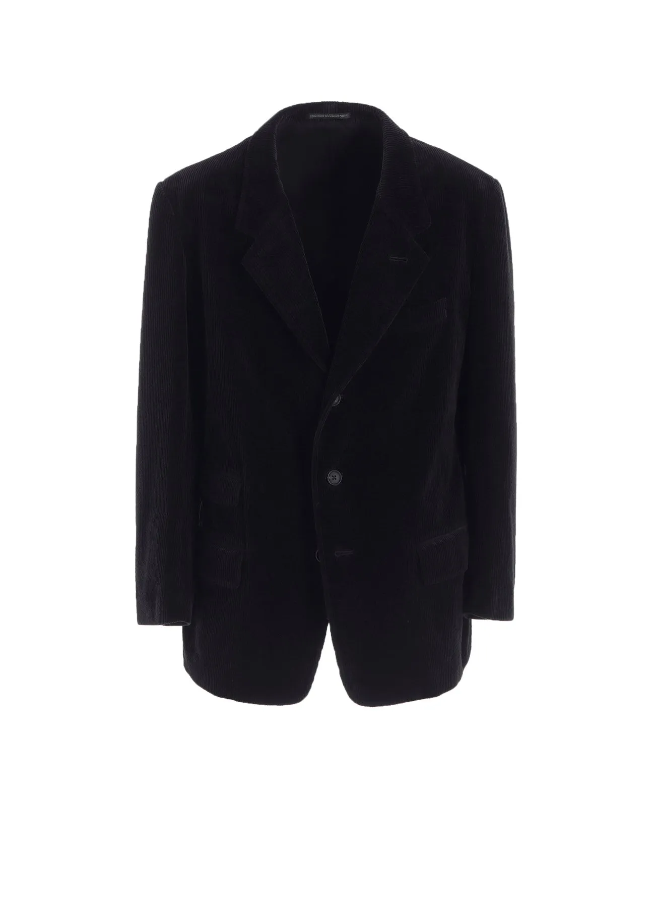 3-BUTTON JACKET WITH CORDUROY sold by Yohji Yamamoto