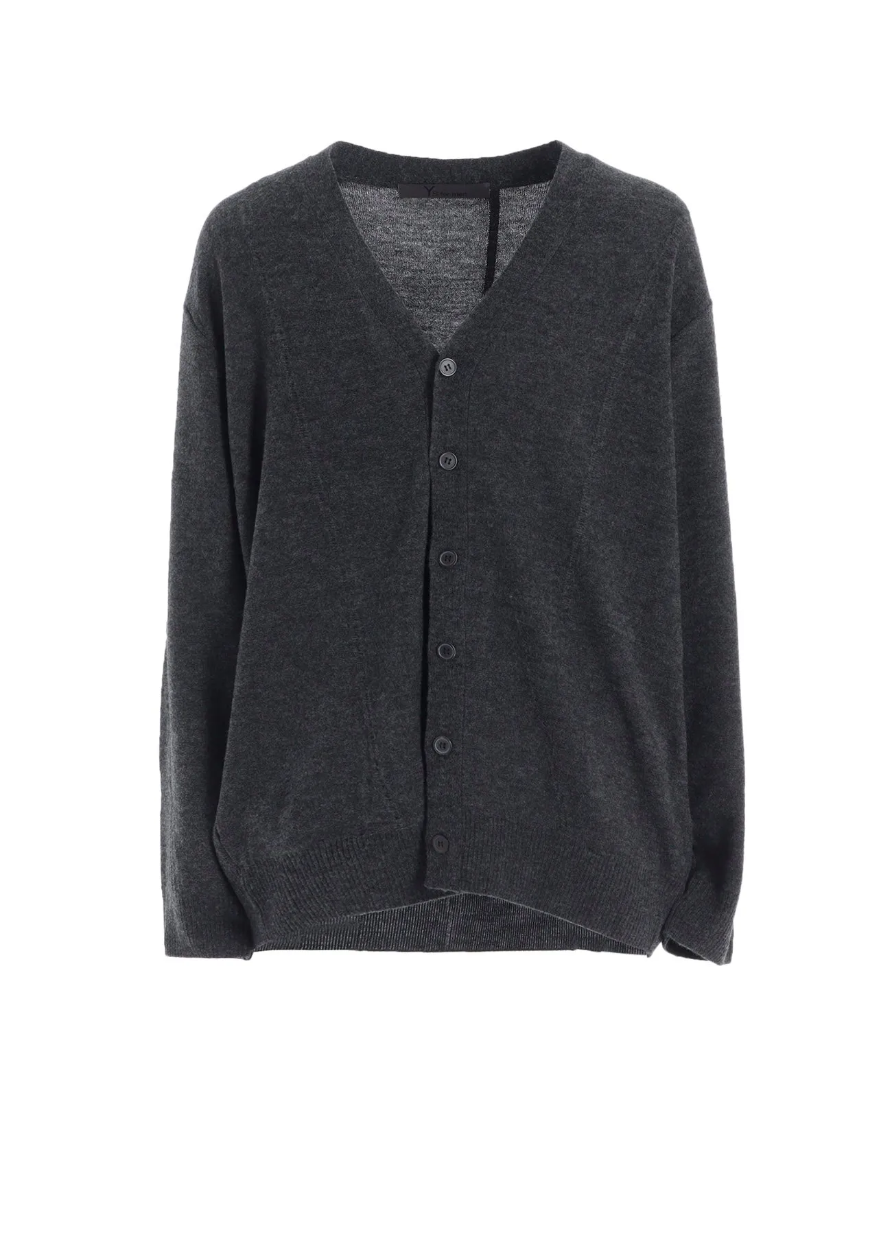 V-NECK CARDIGAN WITH PANEL DESIGN sold by Yohji Yamamoto
