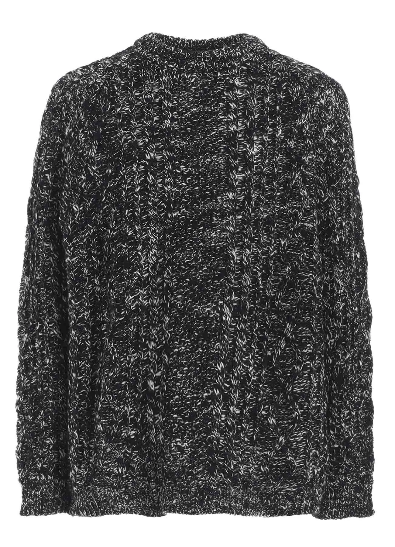 ARAN KNIT ROUND NECK PULLOVER sold by Yohji Yamamoto product image thumbnail 2