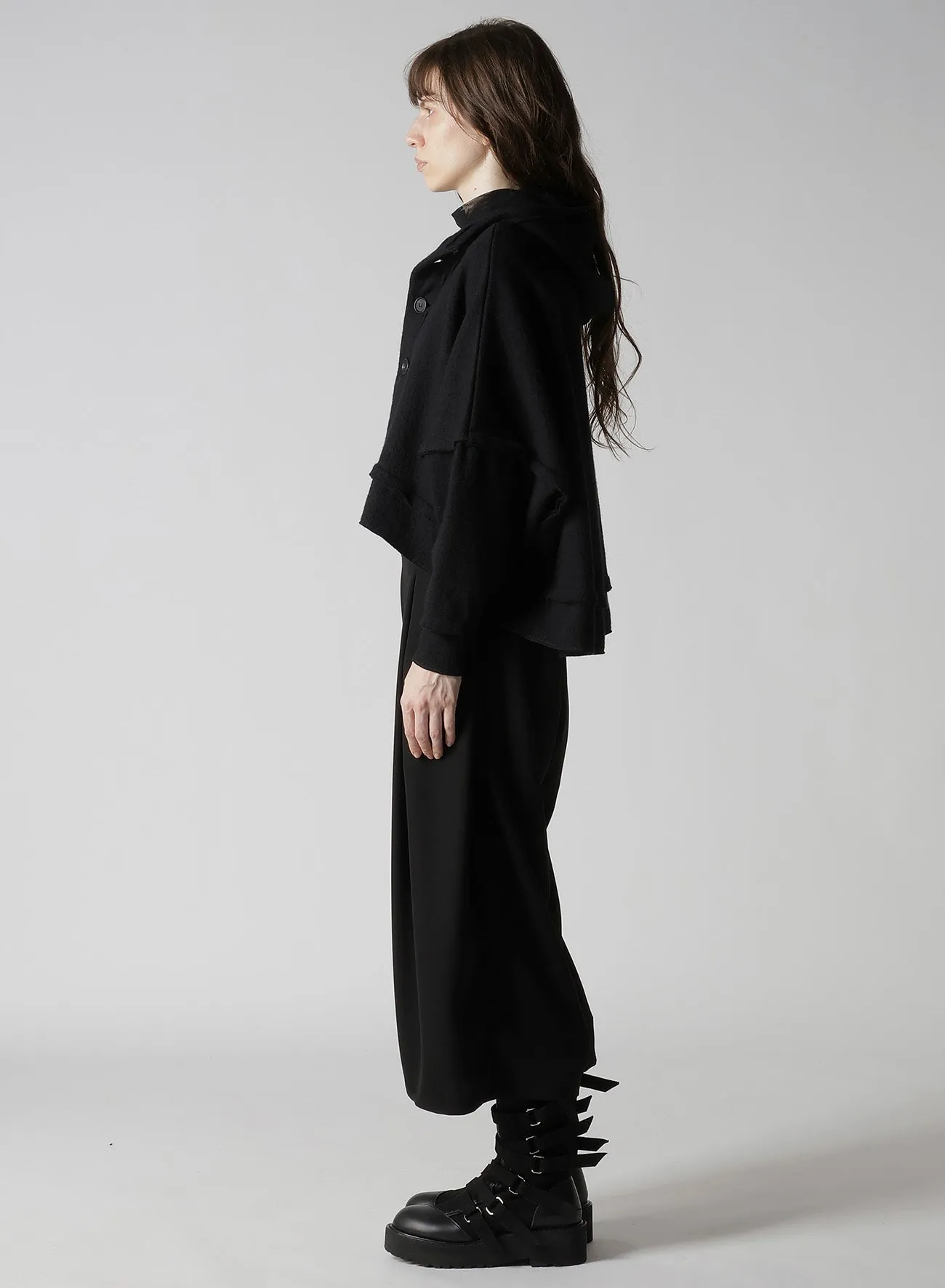 PLAIN STITCH SQUARE DESIGNED JACKET sold by Yohji Yamamoto product image thumbnail 5