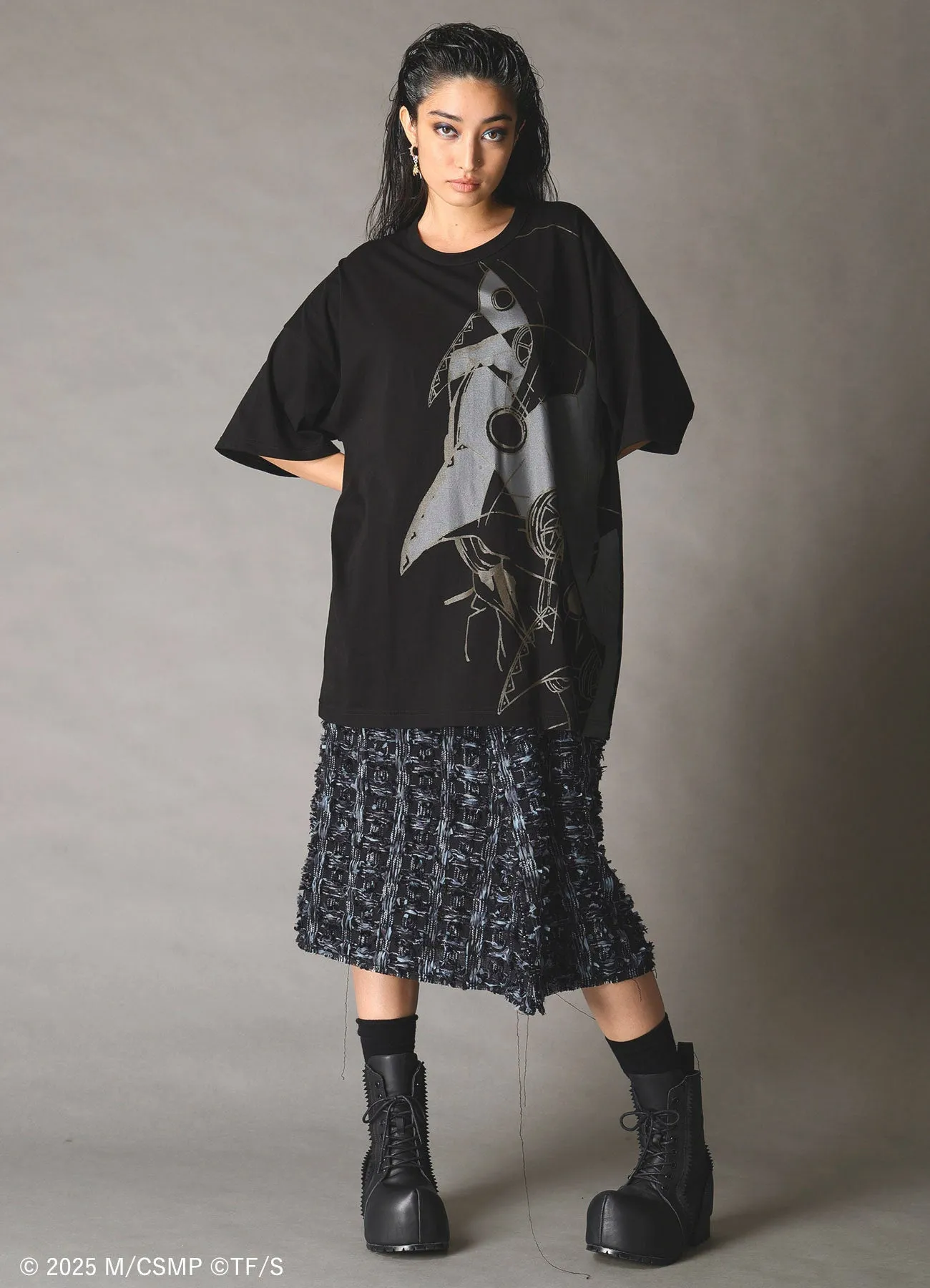 【Pre-Order】Ground Y×CHAINSAW MAN Collaborate Collection VIOLENCE FIEND T-SHIRT【Shipping sequentially from late February 2026】 sold by Yohji Yamamoto product image thumbnail 3