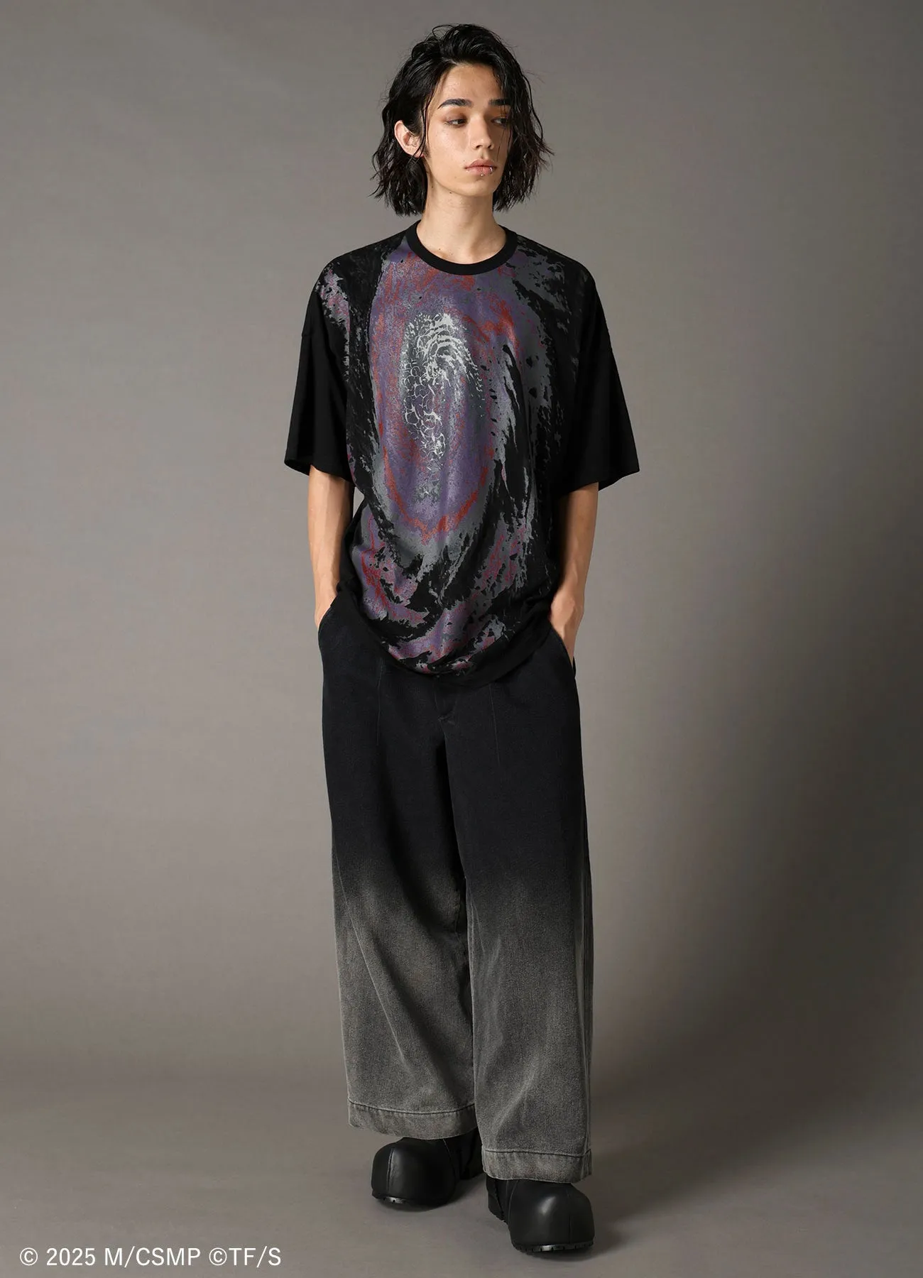 【Pre-Order】Ground Y×CHAINSAW MAN Collaborate Collection TYPHOON DEVIL T-SHIRT【Shipping sequentially from late February 2026】 sold by Yohji Yamamoto product image thumbnail 2