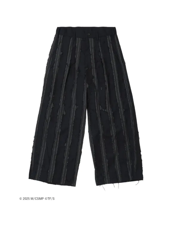 【Pre-Order】Ground Y×CHAINSAW MAN Collaborate Collection CHAINSAW OPAL FINISHING WIDE PANTS【Shipping sequentially from late February 2026】 sold by Yohji Yamamoto