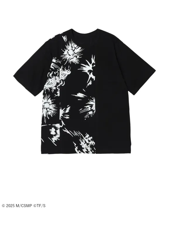 【Pre-Order】Ground Y×CHAINSAW MAN Collaborate Collection EXPLOSION GRAPHIC T-SHIRT【Shipping sequentially from late February 2026】 made by Yohji Yamamoto
