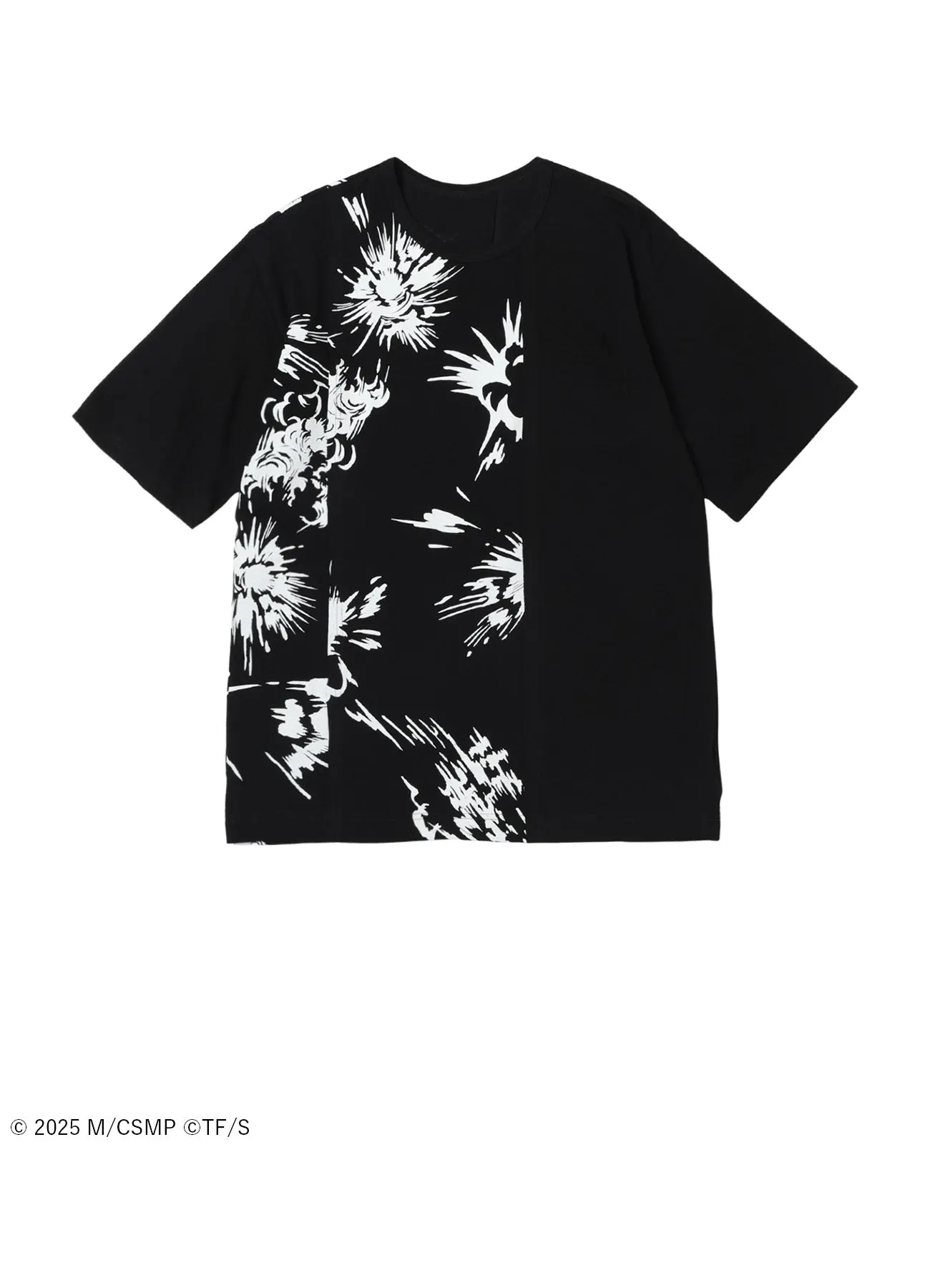 【Pre-Order】Ground Y×CHAINSAW MAN Collaborate Collection EXPLOSION GRAPHIC T-SHIRT【Shipping sequentially from late February 2026】 sold by Yohji Yamamoto