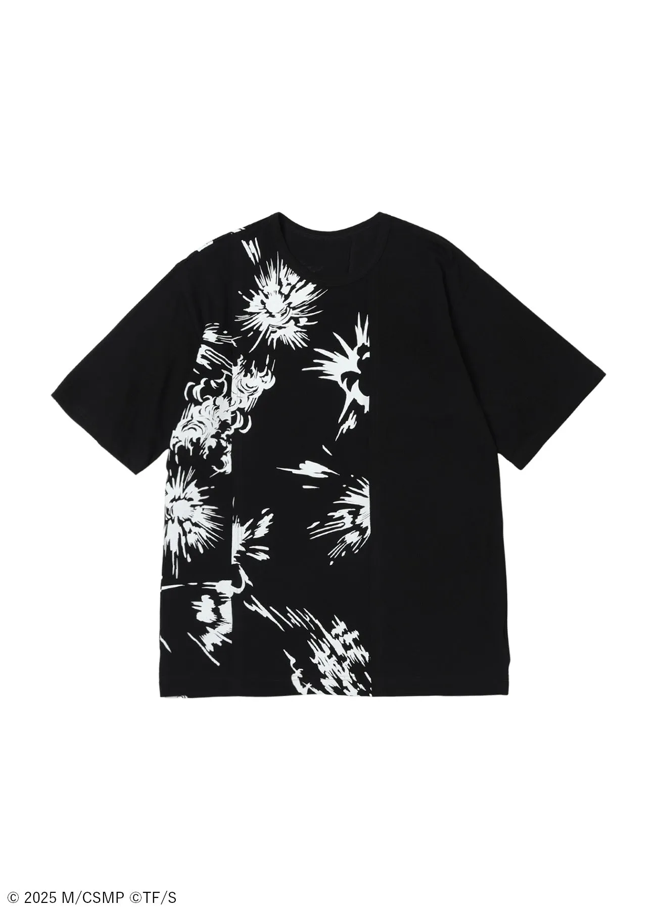 【Pre-Order】Ground Y×CHAINSAW MAN Collaborate Collection EXPLOSION GRAPHIC T-SHIRT【Shipping sequentially from late February 2026】 sold by Yohji Yamamoto product image thumbnail 5