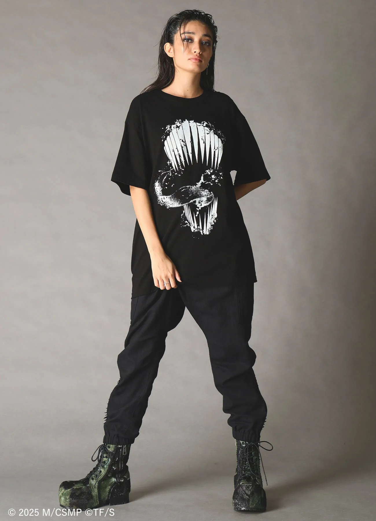 【Pre-Order】Ground Y×CHAINSAW MAN Collaborate Collection CHAINSAW MAN TEETH T-SHIRT【Shipping sequentially from late February 2026】 sold by Yohji Yamamoto product image thumbnail 4