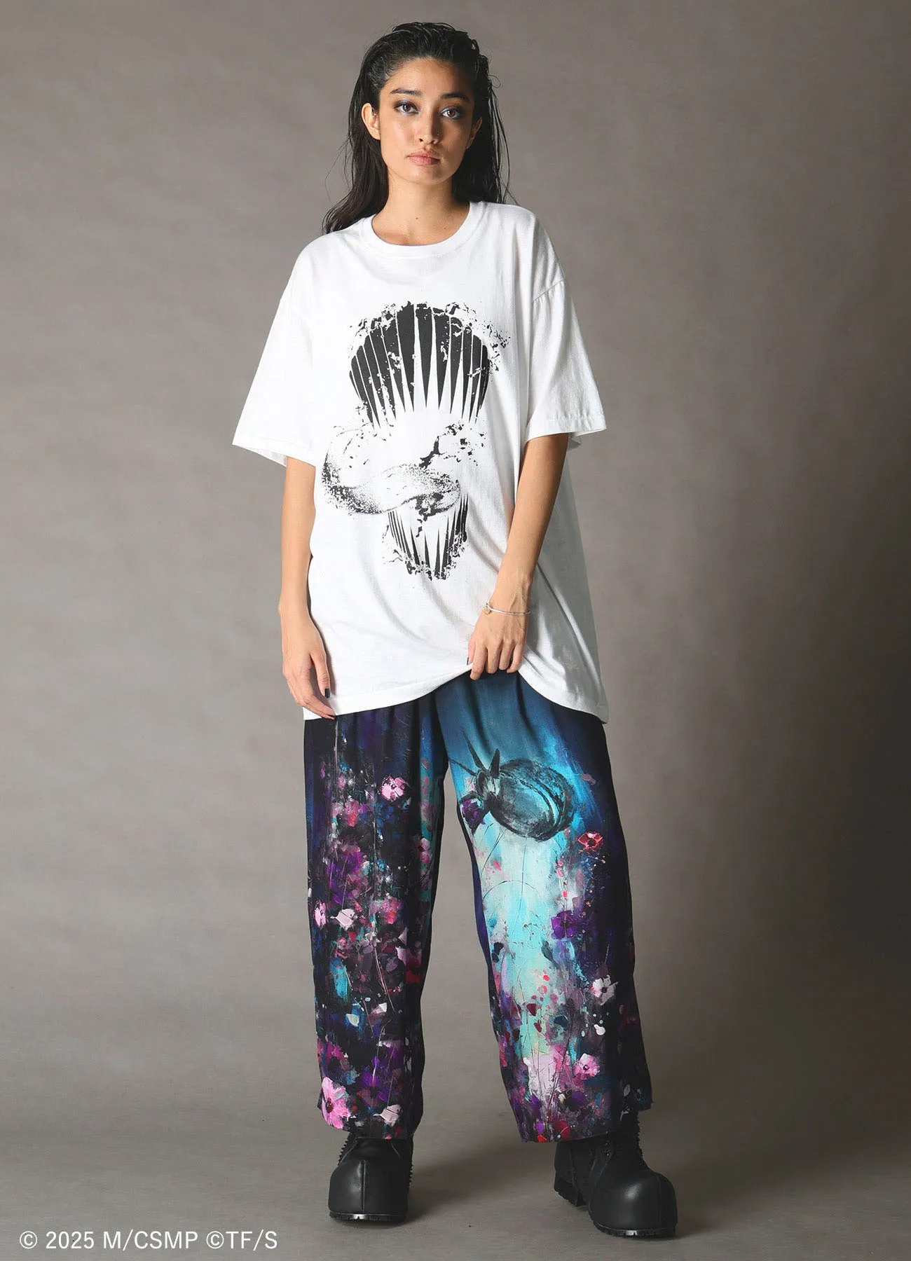 【Pre-Order】Ground Y×CHAINSAW MAN Collaborate Collection CHAINSAW MAN TEETH T-SHIRT【Shipping sequentially from late February 2026】 sold by Yohji Yamamoto product image thumbnail 4